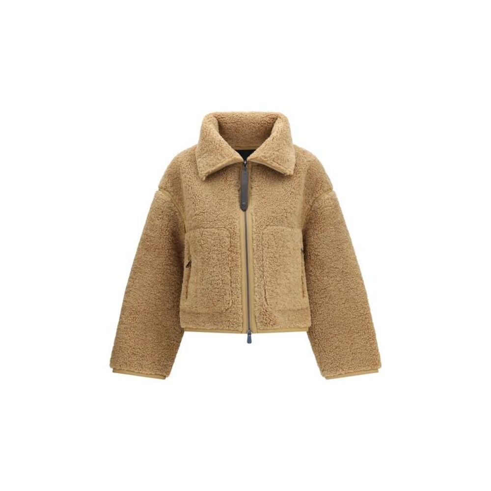 PINKO Beige Polyester Full-Length Women's Jacket